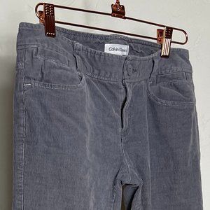 Calvin Klein Grey Corduroy Pants